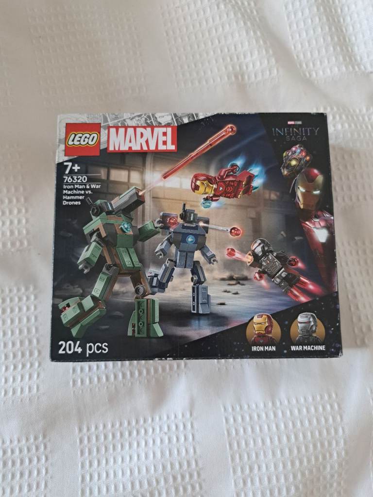LEGO Marvel Iron Man & War Machine vs Hammer Drones (76320) (sealed) 