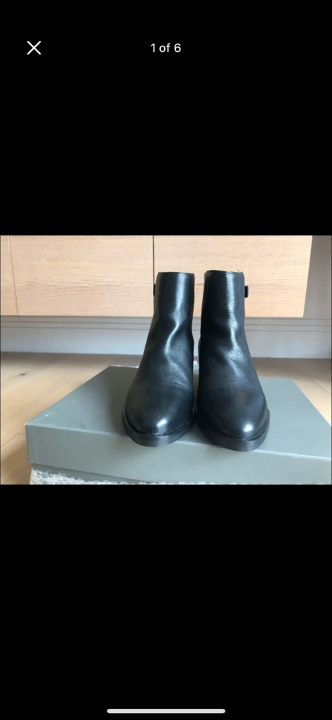 image for Brand new AllSaints leather Boots in box