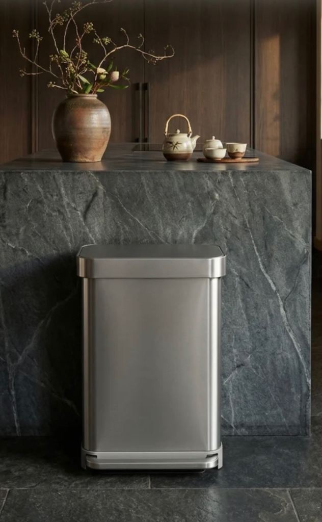 Stainless Steel Kitchen Pedal Bin 