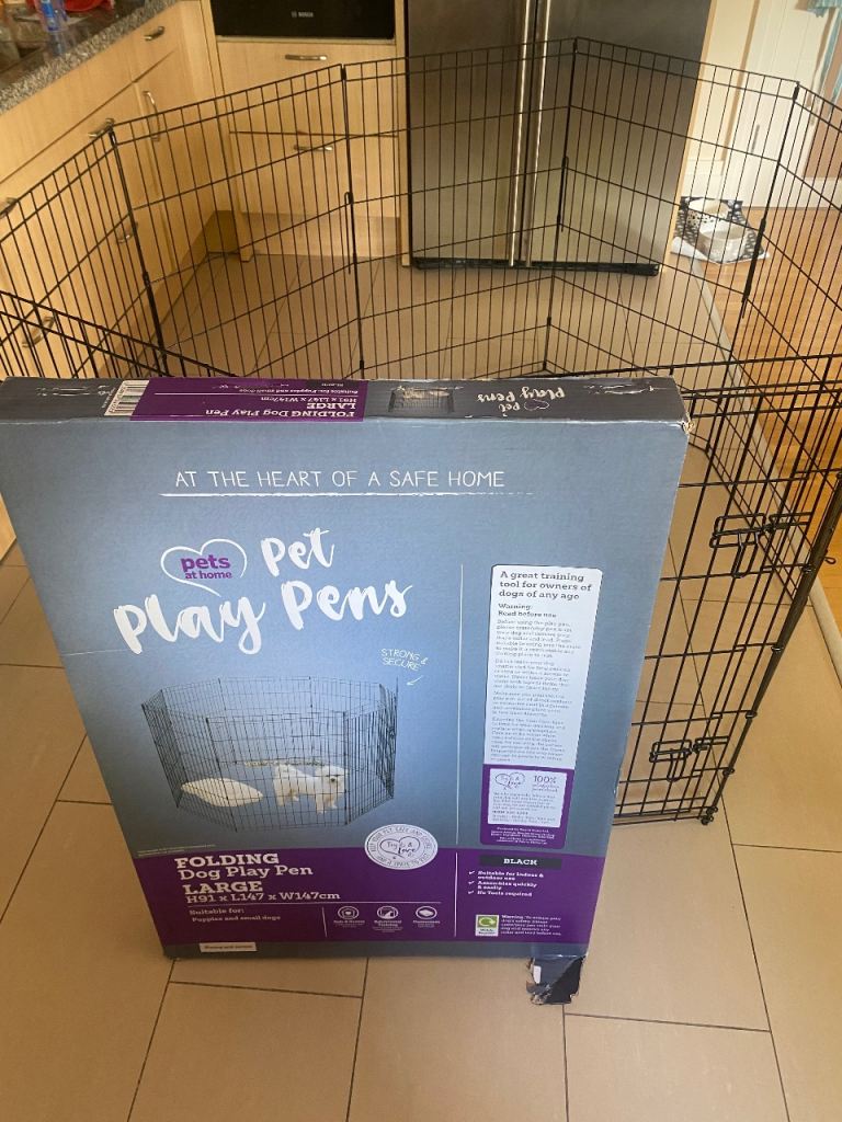 Large Folding dog pen 