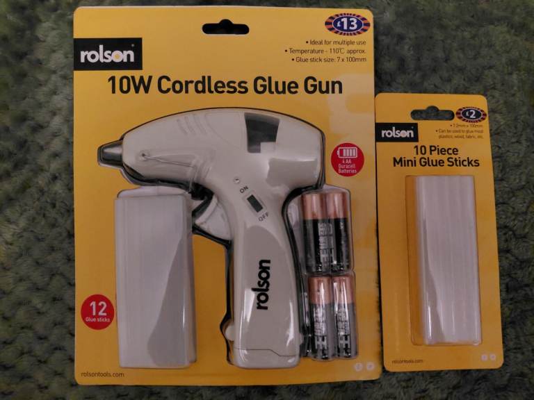 image for 10w Cordless Glue Gun with 12 Glue Sticks and 10 extra Sticks