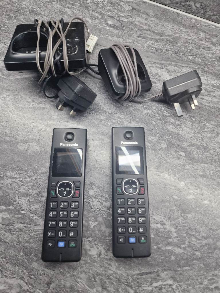 Panasonic Cordless Phones Twin Set – Good Condition