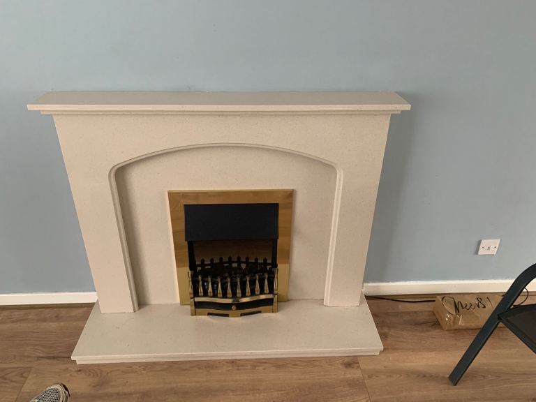 Stone Fireplace 