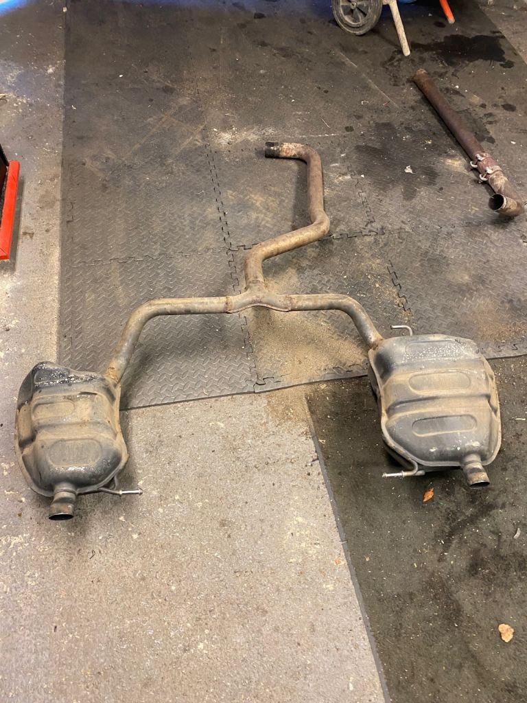 Skoda VRS mk3 2016 Original Exhaust system