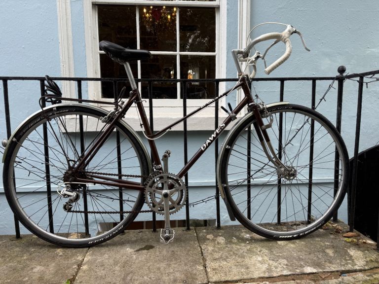1979 Dawes "Lady Galaxy" mixte frame vintage touring bike.