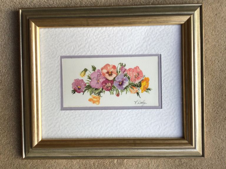 Original Watercolour painting,  ‘Anemones’  REDUCED