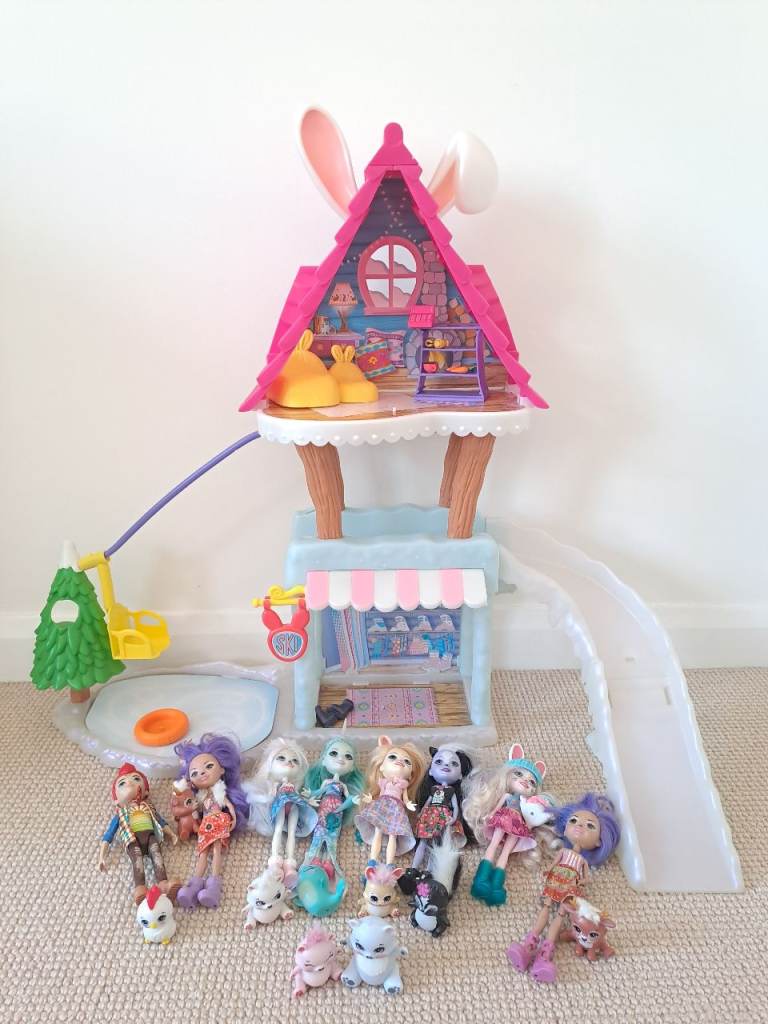 Enchantimals Dolls, Animal companions & Deer House playset