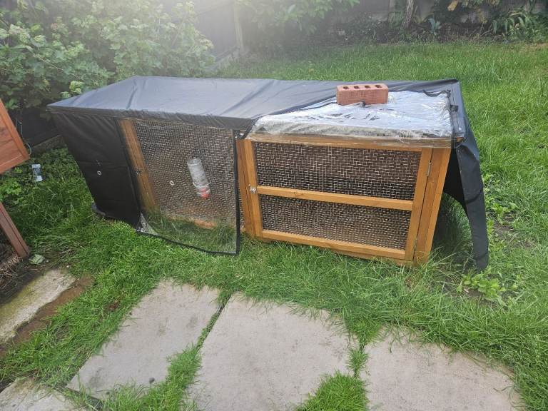 Wooden Rabbit Hutch