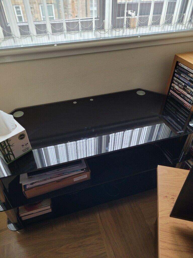 Black & Silver TV Stand For Sale £50 ONO