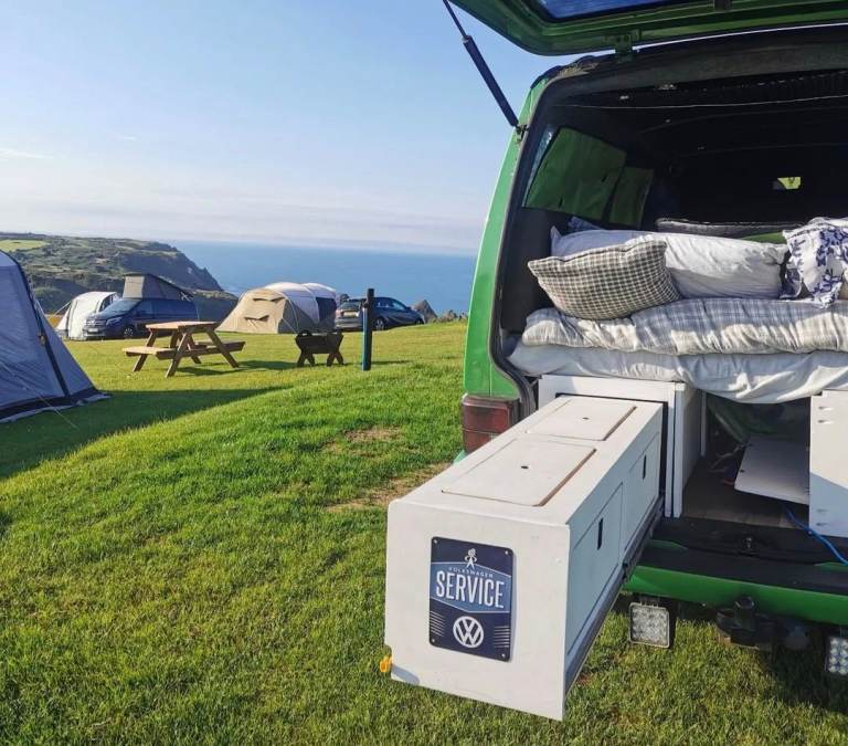 Vw T4 LWB bed/kitchen pod system storage