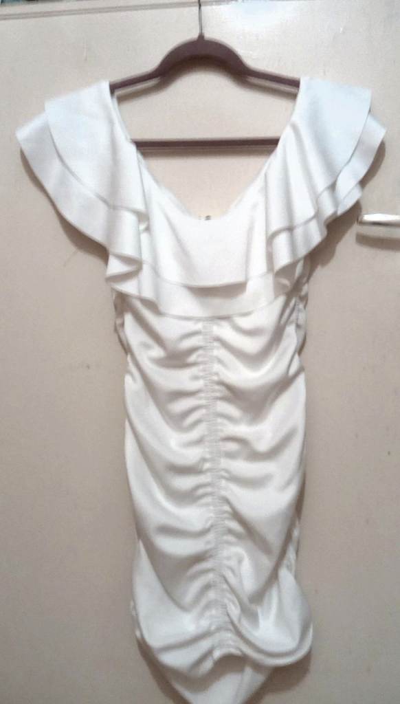 Ladies Size 14 white dress