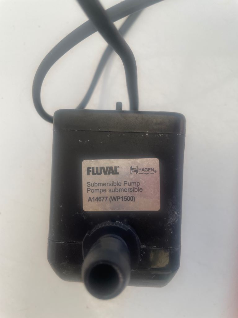 Fluval filter pump