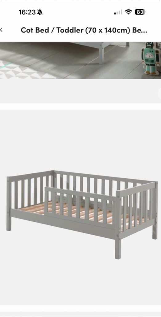 Tutti Bambini Colli Toddler Bed & Pocket Sprung Mattress – New