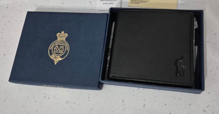 Ralph Lauren Black leather wallet