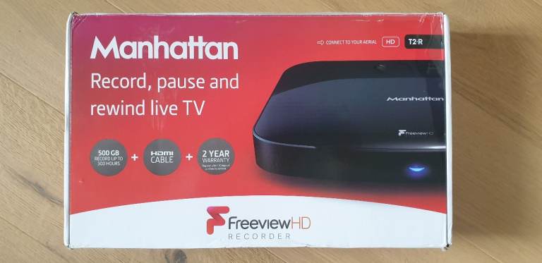 Manhattan FreeviewHD Recorder with 300GB Hard Drive – Brand New