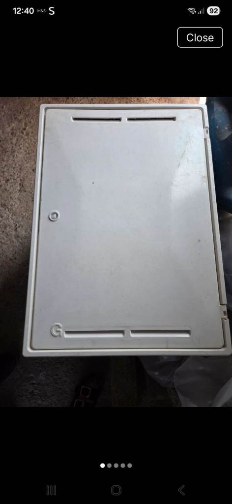 Meter gas box