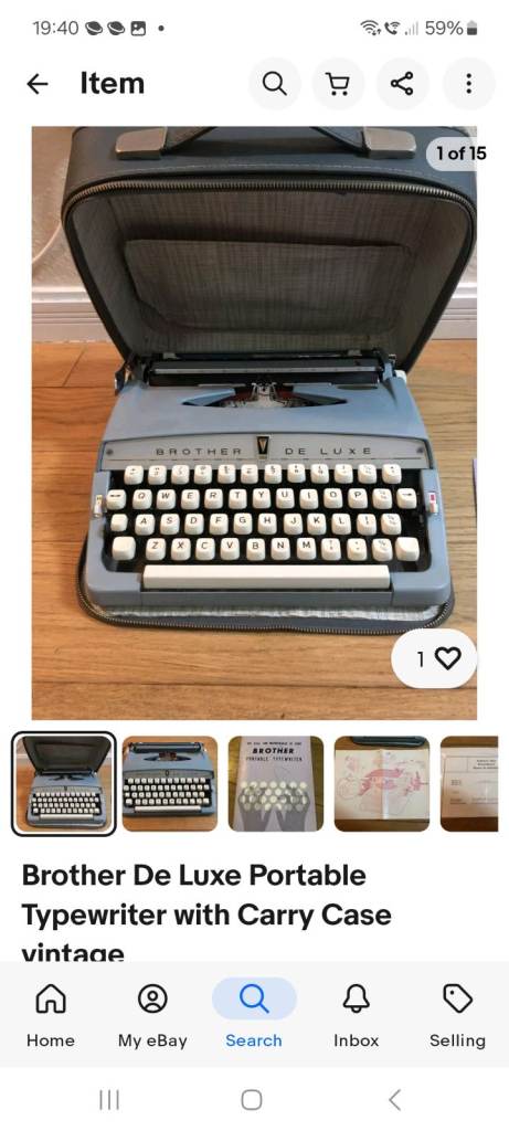 Brother typewriter 