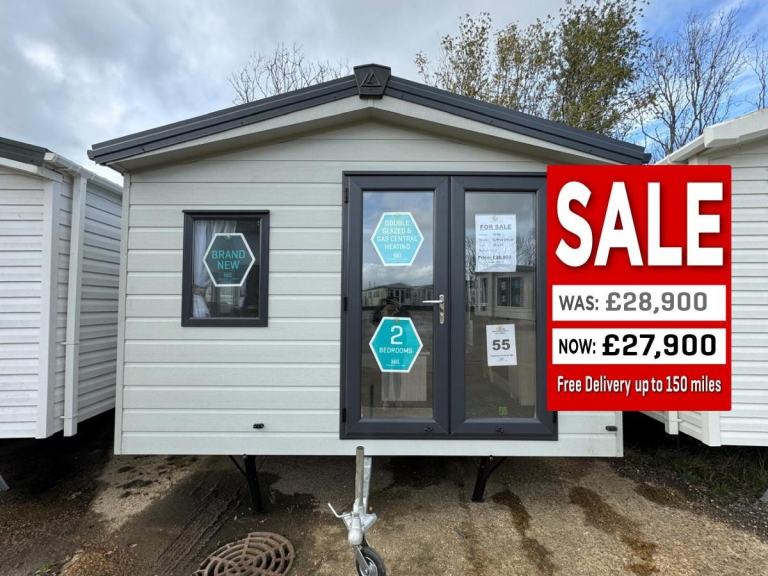 Brand New 2026 2 Bed Static Caravan - Offsite Sale for Private Land - DG & CH 