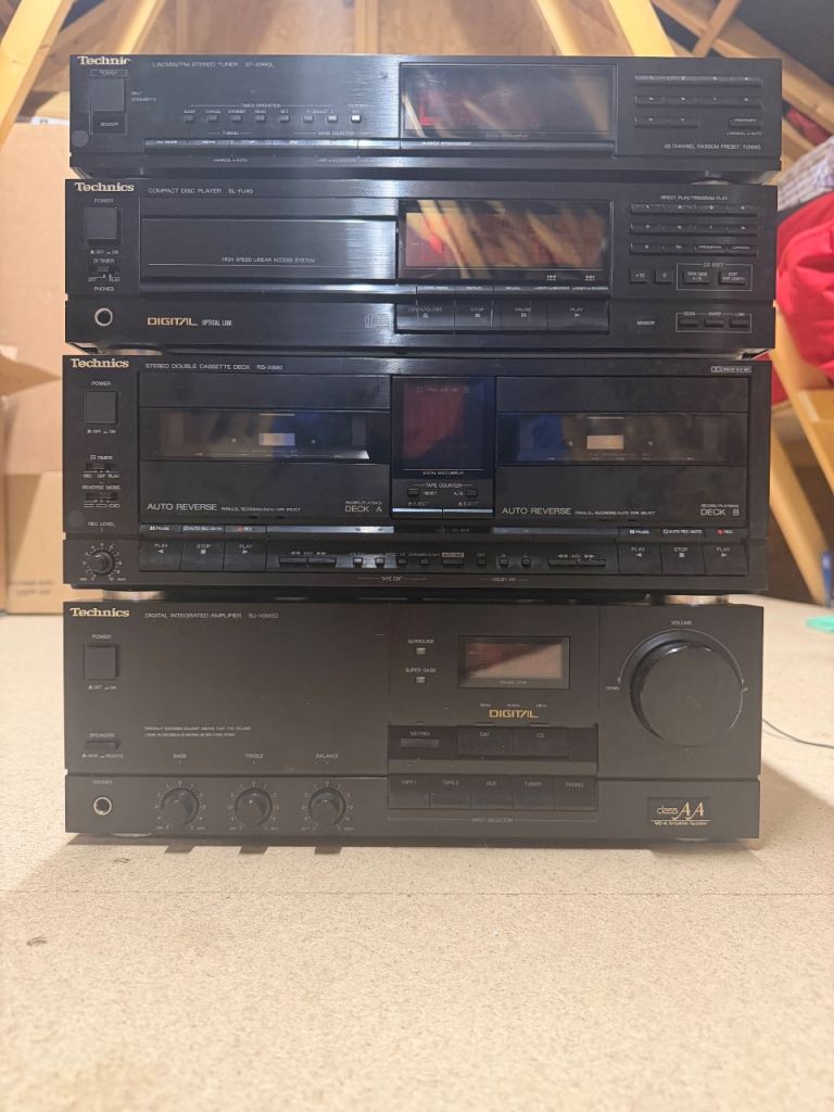 Technics Vintage and Rare Stereo Stack