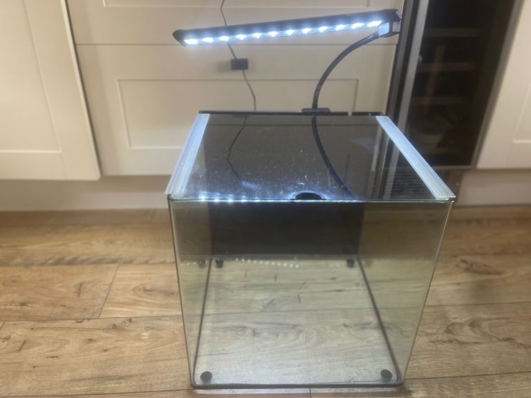 40L Cubed Fish Tank - light 