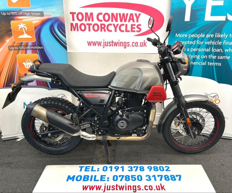 ROYAL ENFIELD SCRAM 411, 2024(74), 2 OWNERS, 3,129 MILES, FSH, IMMACULATE, £3195