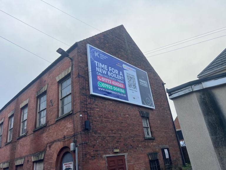 Billboard Advertising Space For Rent In Alfreton for  £1000 Per Month