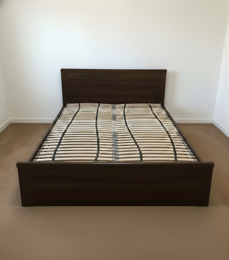 IKEA BRUSALI Double Wooden Bed Frame