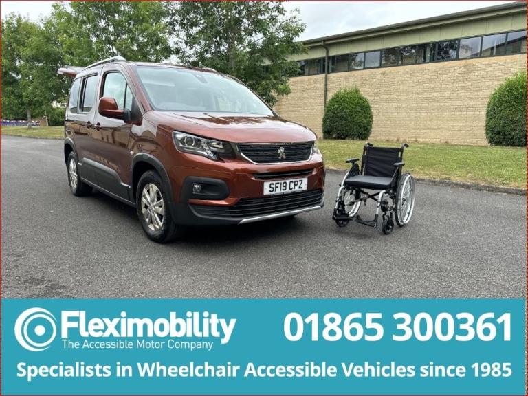 2019 Peugeot Rifter Wheelchair Accessible Vehicle SF19CPZ 4 Seats + Winch £11,45 MPV Diesel Manual