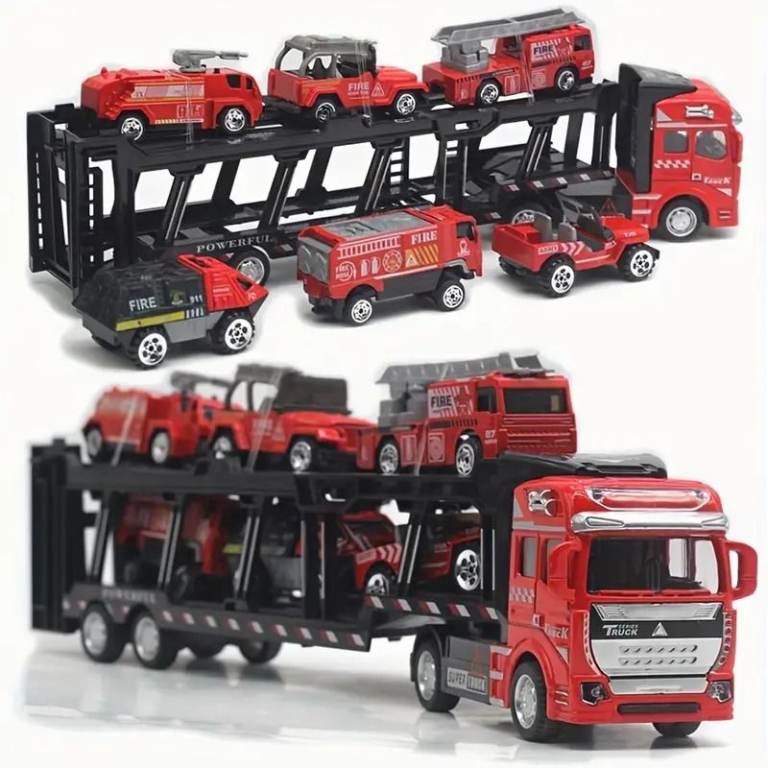 quality detailed 1/48scale 12.6 inch long 10 wheeled articulated trucks in 4 colours  new in box