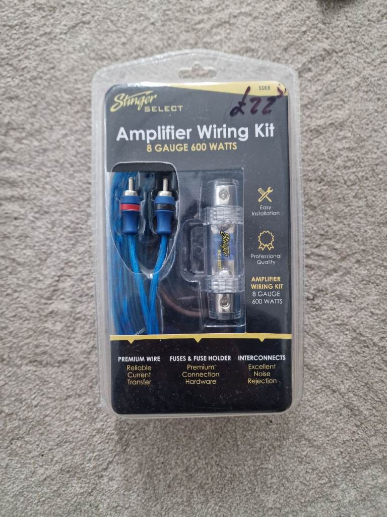 BRAND NEW STINGER 8 AWG WIRING KIT
