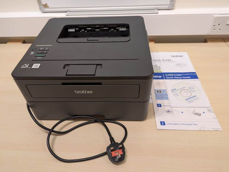 Brother HL-L2375DW Mono Laser Printer Grey/Black Wireless USB 