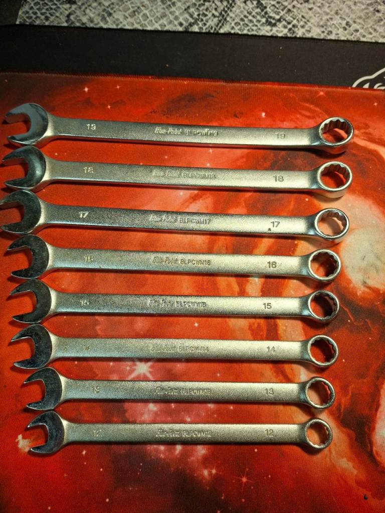 SNAP-ON / BLUE-POINT SPANNERS SET,,12 / 19MM,,