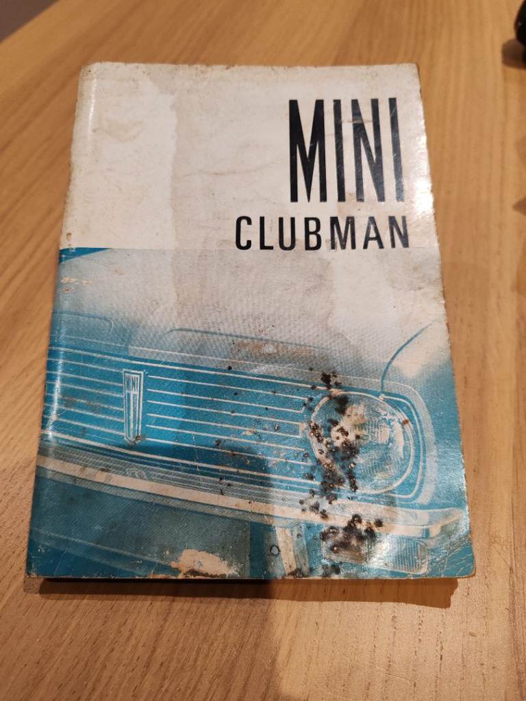 MINI CLUBMAN SALOON ESTATE HANDBOOK