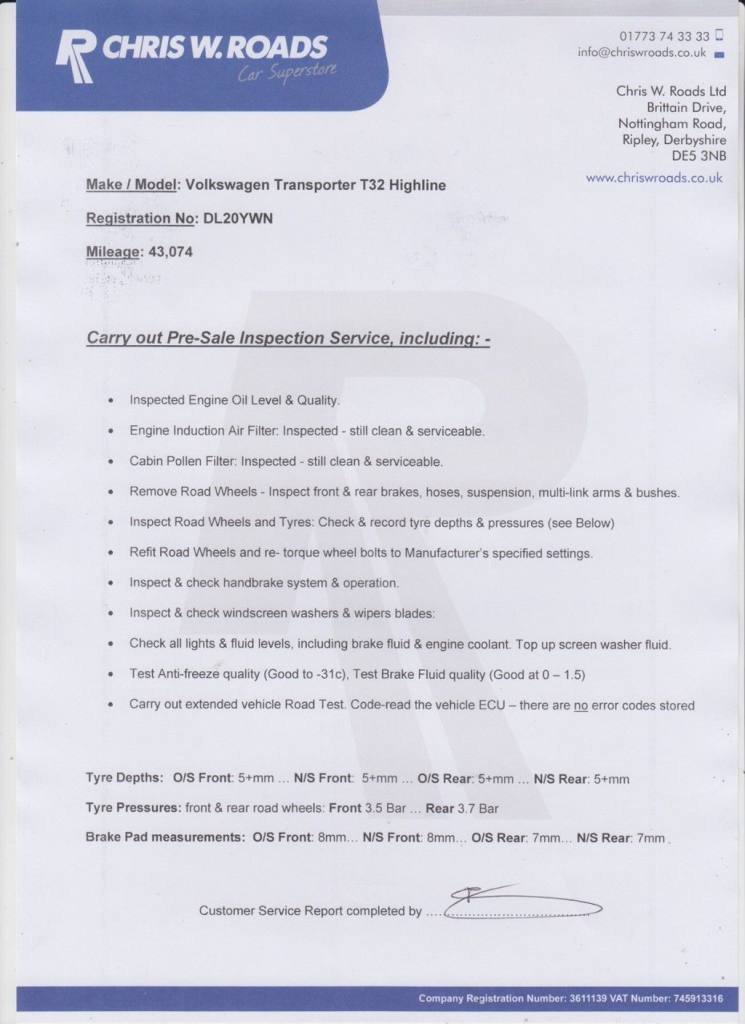 2020 20 VOLKSWAGEN TRANSPORTER 2.0 TDI T32 HIGHLINE KOMBI DOUBLE CAB 5DR DSG SWB