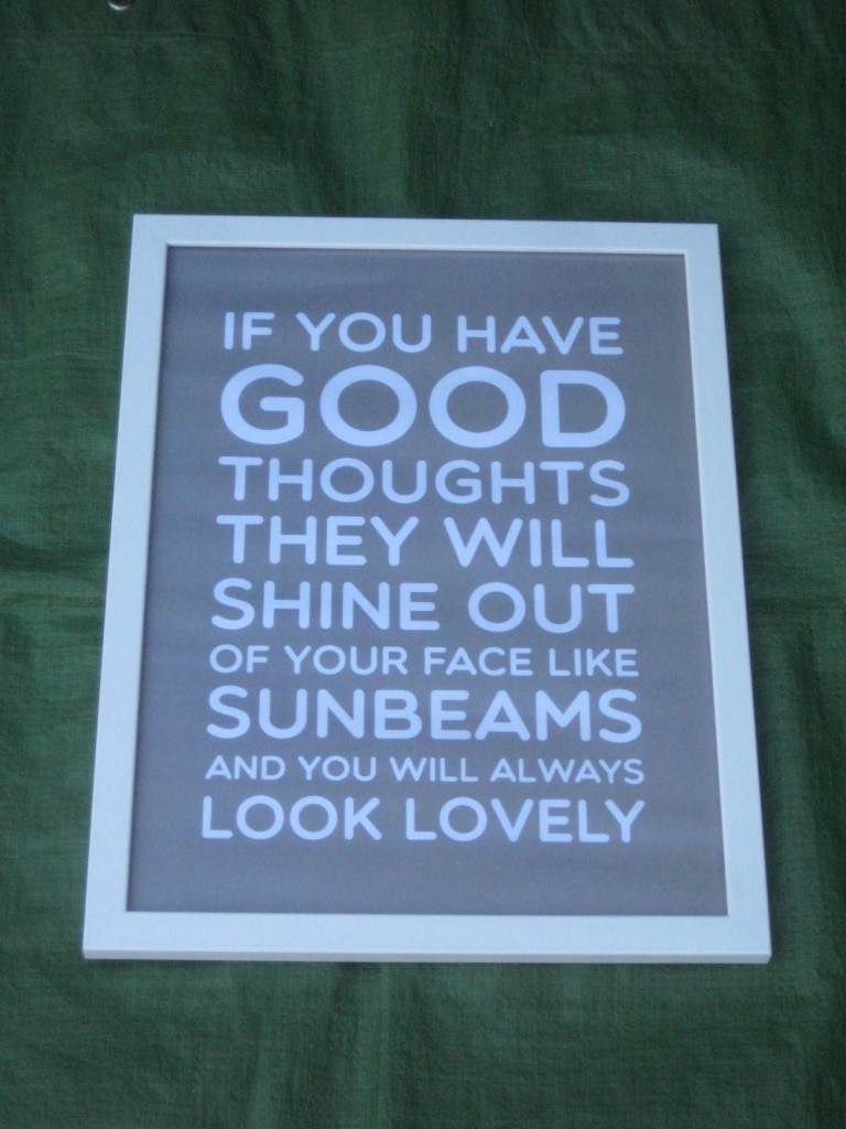 Poster in Good Quality Wooden Frame with Glass Over for £7.00