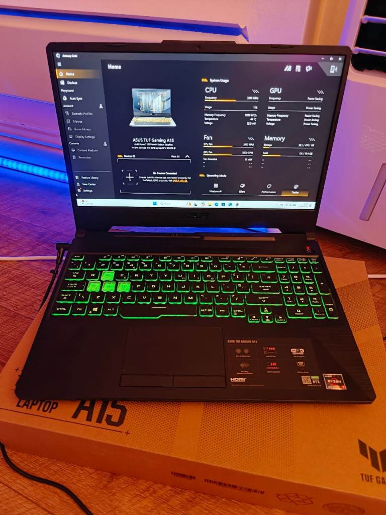 ASUS - TUF Dash A15 15.6" Gaming Laptop - AMD Ryzen 7, RTX 3070, 512 GB SSD. Win 11