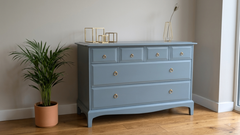 SOLD ! Redesigned vintage Stag chest of drawers by Unique Furniture Scotland 