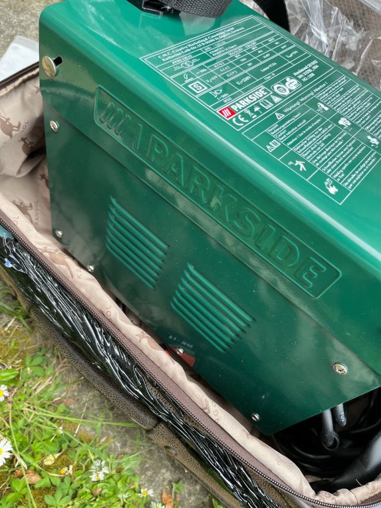 Parkside model Cored wire welder mashing