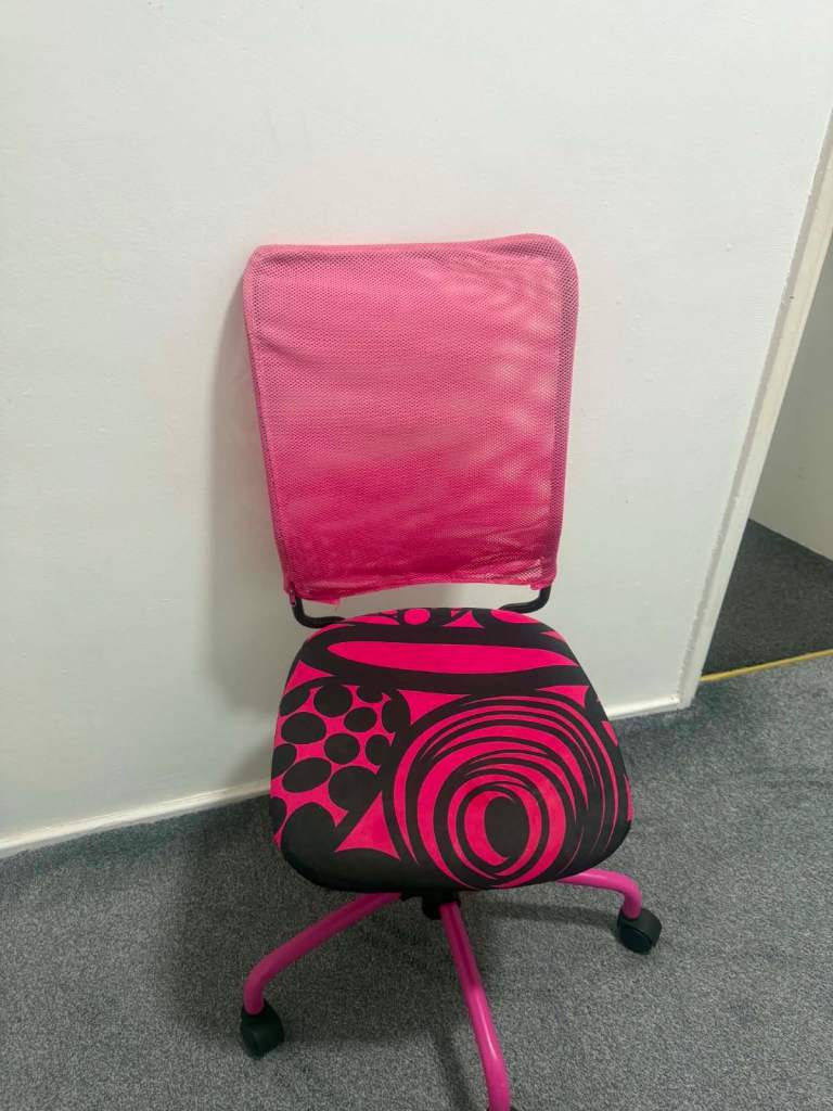 IKEA Pink Swivel Desk Chair  