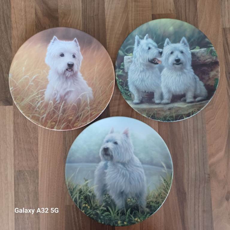 Royal Worcester, The West Highland Terrier plates
