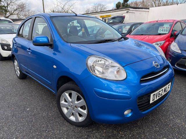 2012 Nissan Micra Acenta 1.2 5dr **£35 Tax, Cheap to Insure**