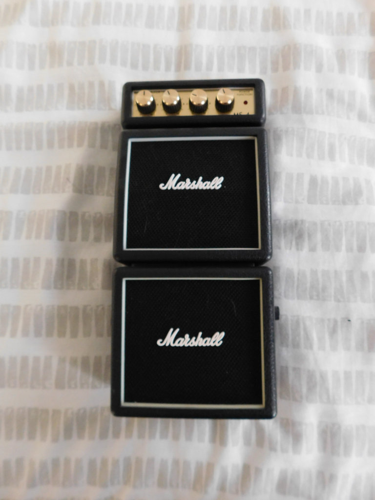 MARSHALL MS4 MINI STACK MICRO AMP FOR ELECTRIC GUITAR. - CIRCA 2010