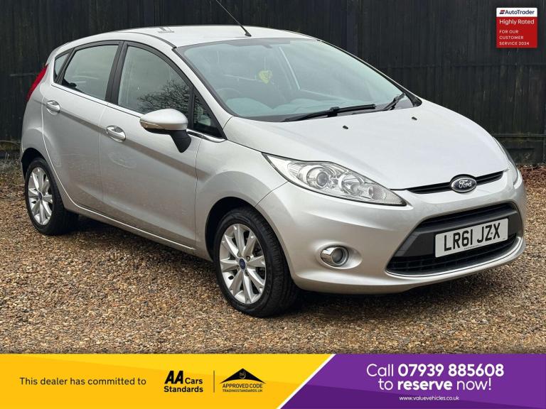 2011 Ford Fiesta 1.2 Fiesta Zetec 5dr Hatchback Petrol Manual