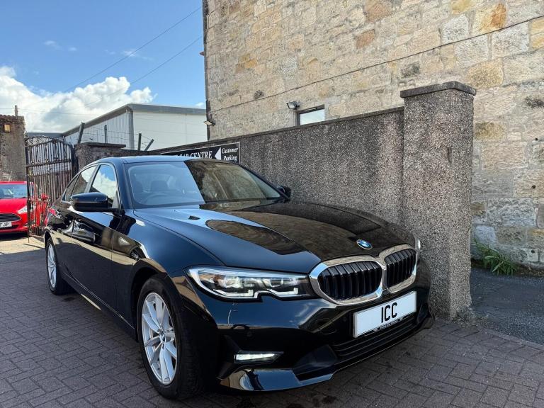 2020 BMW 318D 2.0 SE DIESEL 4DR BLACK HEATED LEATHER LOW MILEAGE SATNAV REV/CAM