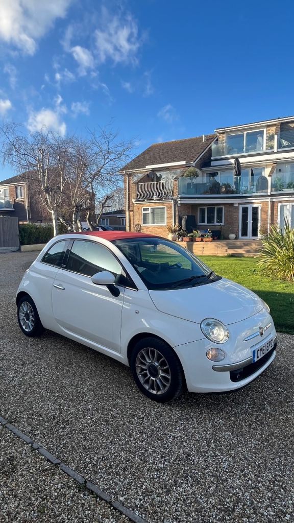 Fiat, 500, Convertible, 2011, Manual, 875 (cc), 3 doors