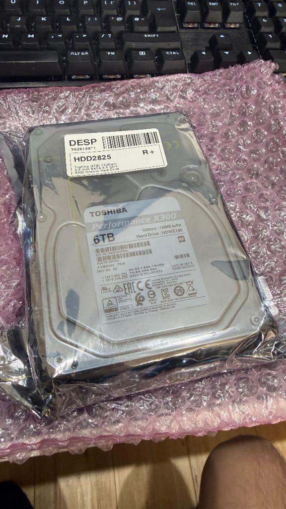Toshiba 6TB Performance X300 Hard Drive BRAND NEW SEALED