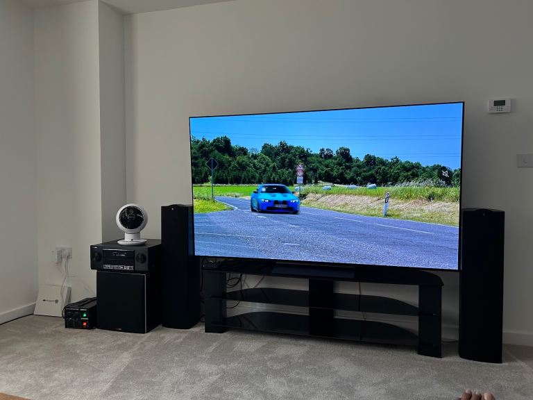 Large Glass TV Stand
