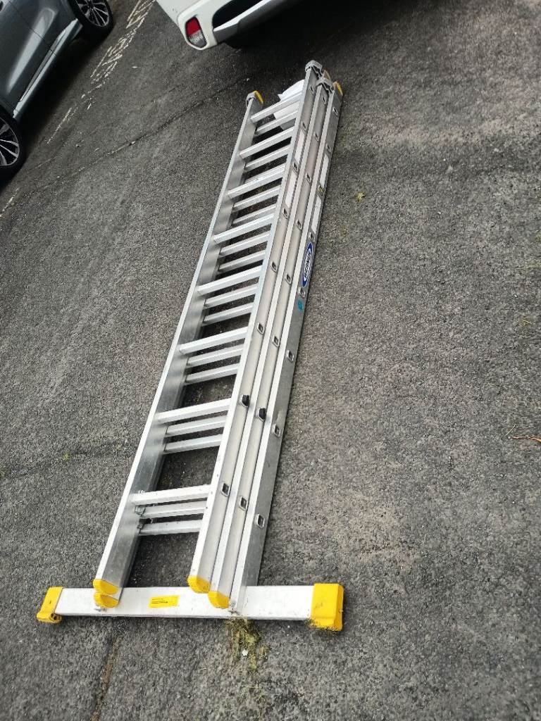 WERNER triple section ladder 3 x 1.84m