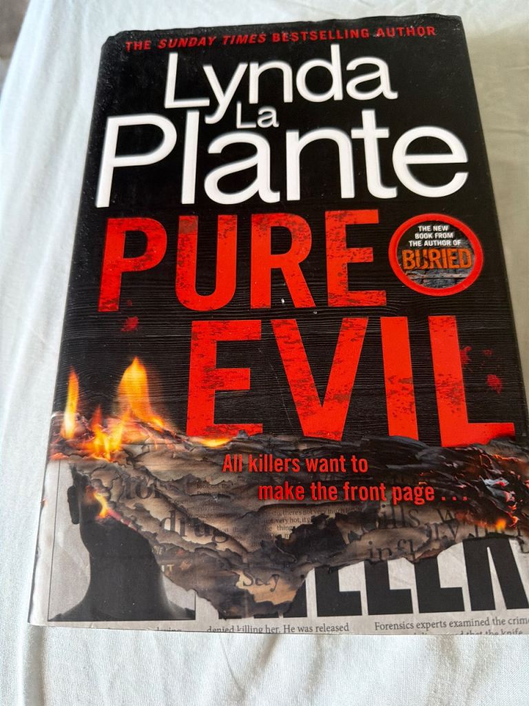 Lynda La Plante Pure Evil Hardcover Book