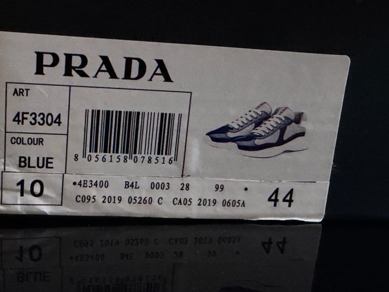 Prada Americas cup trainers UK10